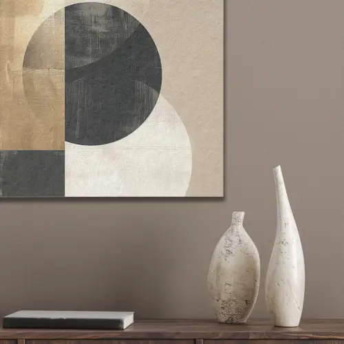 Abstract - Goud - Zwart - Kunst PET vilt klein -sfeer6_closeup