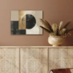 Abstract - Goud - Zwart - Kunst PET vilt klein -sfeer4