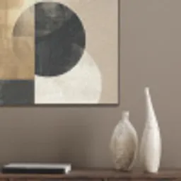 Abstract - Goud - Zwart - Kunst PET vilt klein -sfeer6_closeup