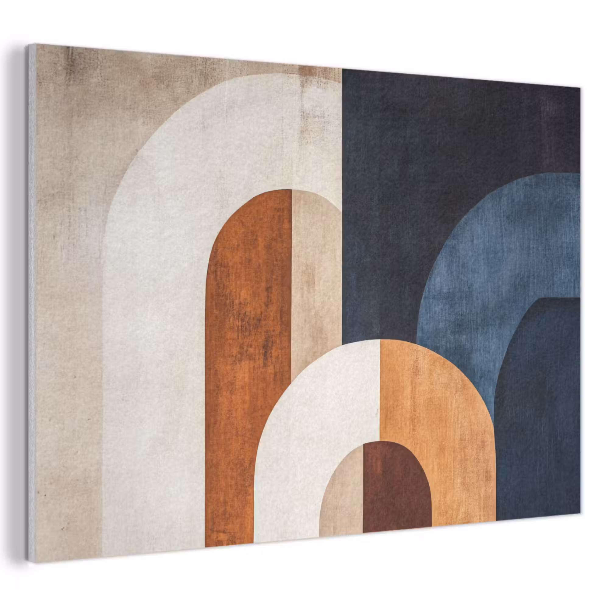 Acoustic Felt - Abstract - Shapes - Dark blue