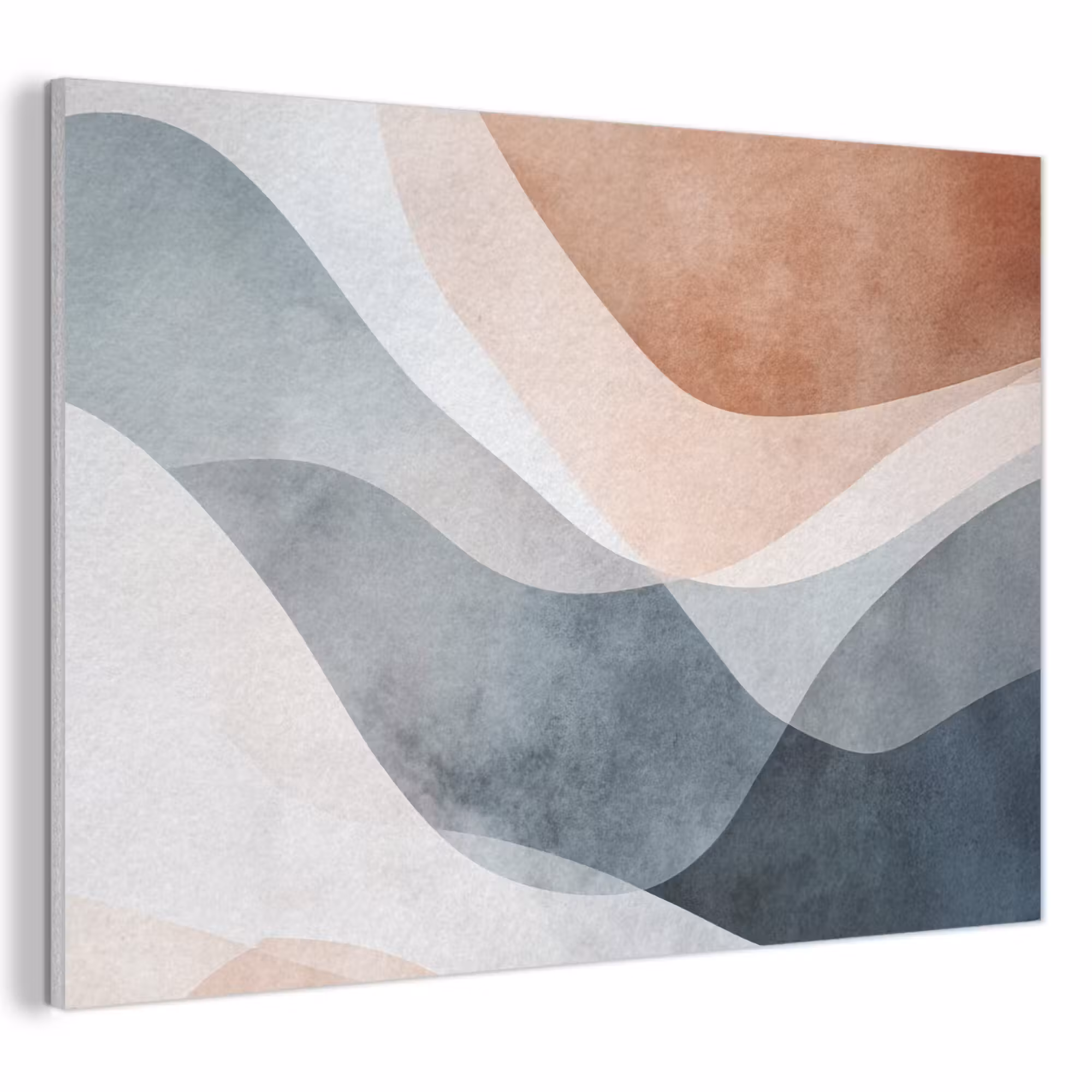 Acoustic Felt - Abstract - Waves - Blue