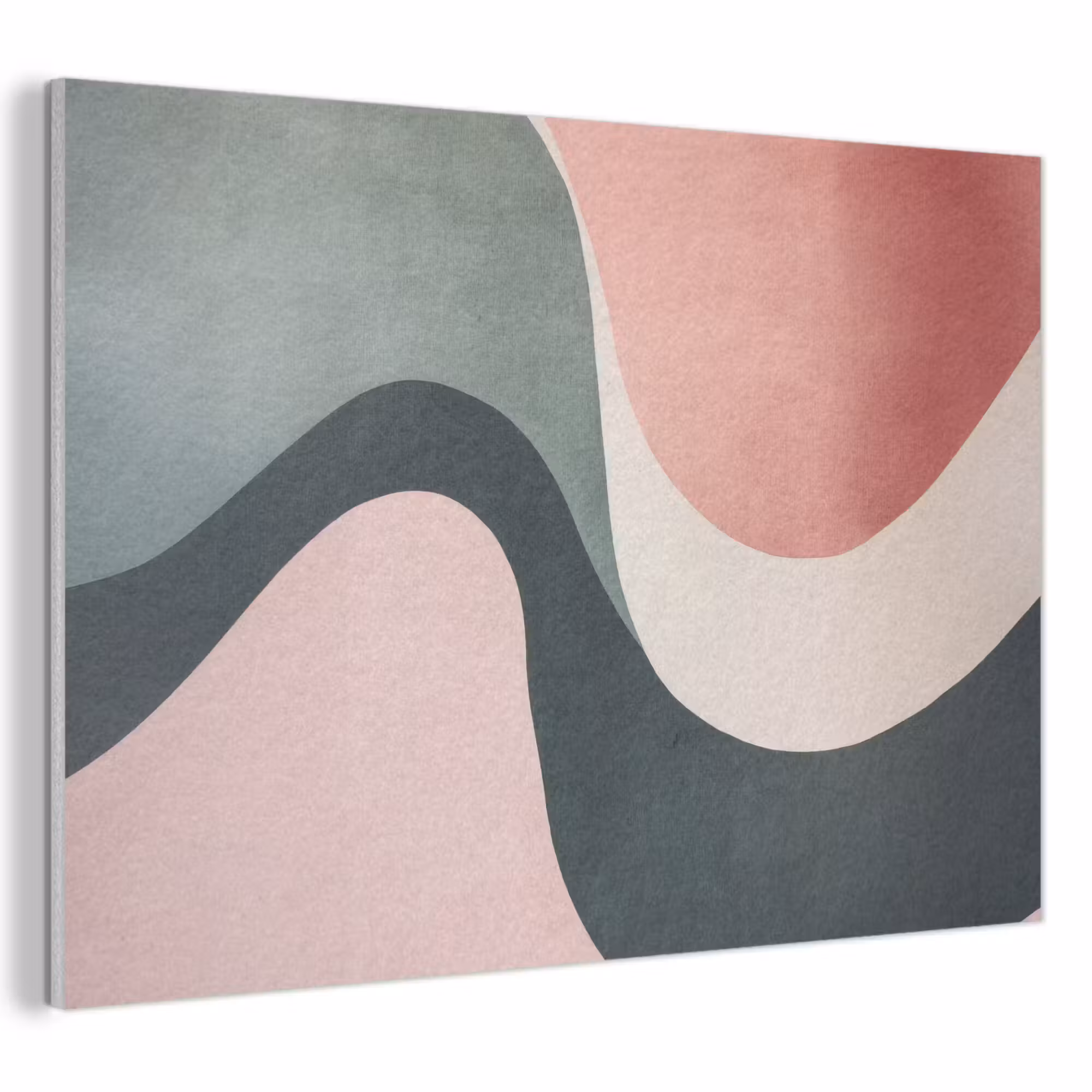 Acoustic Felt - Abstract - Waves - Ornate - Pink