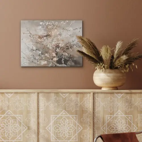 Amandelbloesem - Kunst - Van Gogh - Beige - Abstract PET vilt klein -sfeer4