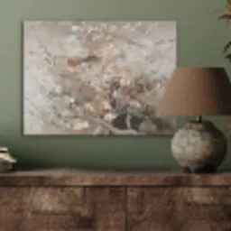 Amandelbloesem - Kunst - Van Gogh - Beige - Abstract PET vilt klein -sfeer2