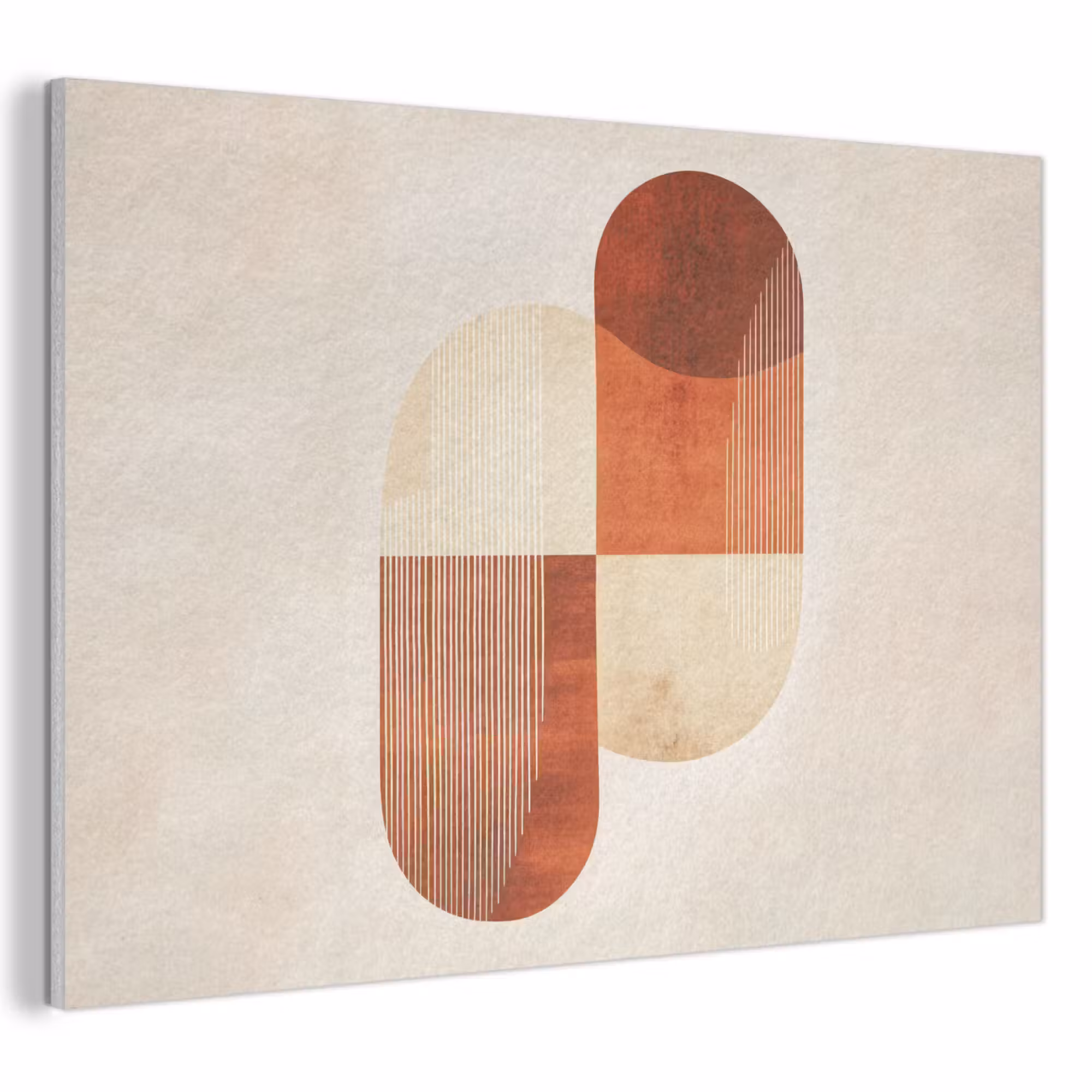 Acoustic Felt - Arches - Beige - Shapes