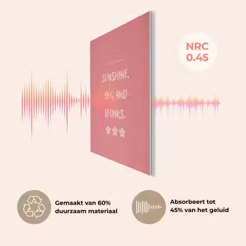 BBQ - Quote - Roze - Zomer PET vilt klein -USP_NL