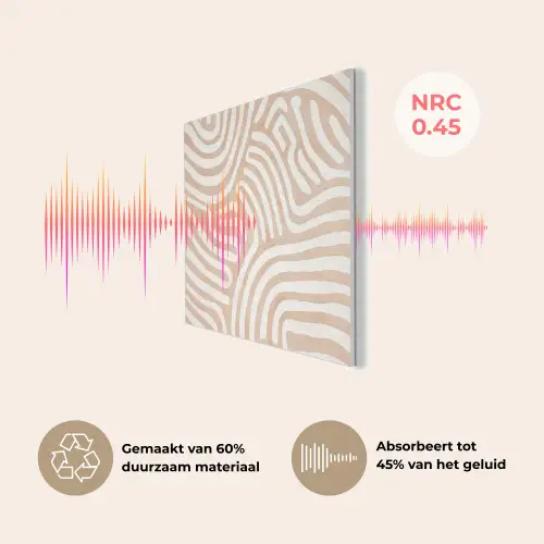 Beige - Aardspatroon PET vilt klein -USP_NL