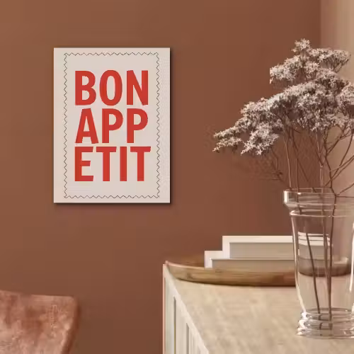 Blokletters - Rood - Kartelrand PET vilt klein -sfeer4