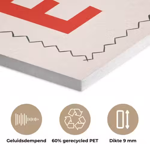 Blokletters - Rood - Kartelrand PET vilt klein -closeup_NL