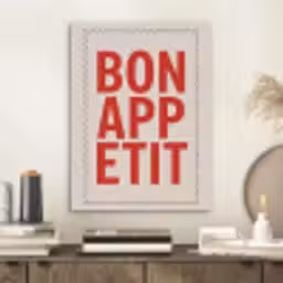 Blokletters - Rood - Kartelrand PET vilt klein -sfeer1