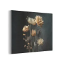 Boeket - Bloemen - Licht - Zwart PET vilt klein -3d