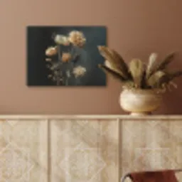 Boeket - Bloemen - Licht - Zwart PET vilt klein -sfeer4