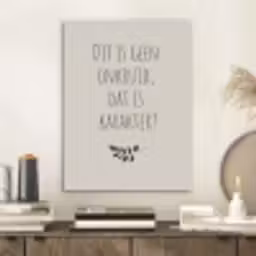 Bruin - Minimalistisch - Quote - Zomer PET vilt klein -sfeer1