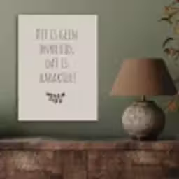 Bruin - Minimalistisch - Quote - Zomer PET vilt klein -sfeer2