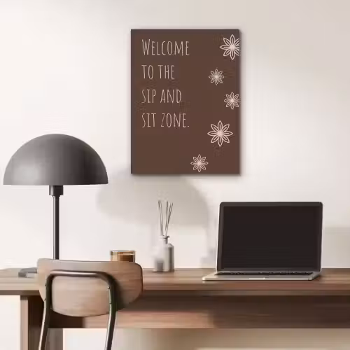 Bruin - Quote - Bloemen - Zomer PET vilt klein -sfeer5