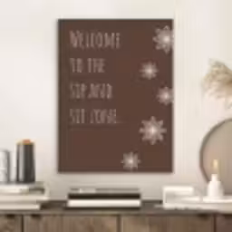 Bruin - Quote - Bloemen - Zomer PET vilt klein -sfeer1