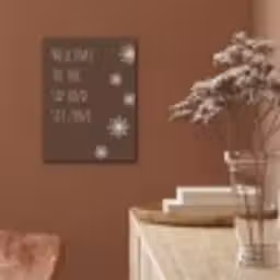 Bruin - Quote - Bloemen - Zomer PET vilt klein -sfeer4