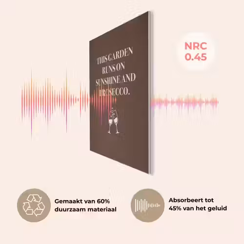 Bruin - Zomer - Quote - Drinken PET vilt klein -USP_NL