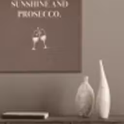 Bruin - Zomer - Quote - Drinken PET vilt klein -sfeer6_closeup