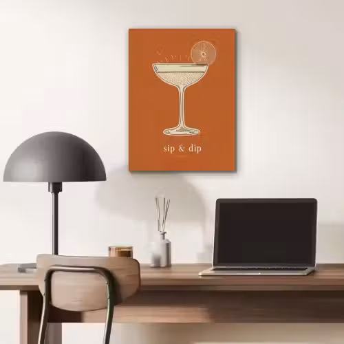 Cocktail - Oranje - Zomer - Quote PET vilt klein -sfeer5