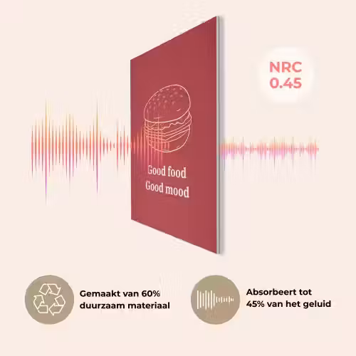 Dieprood - Lijntekening - Tekst - Hamburger PET vilt klein -USP_NL