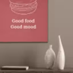 Dieprood - Lijntekening - Tekst - Hamburger PET vilt klein -sfeer6_closeup