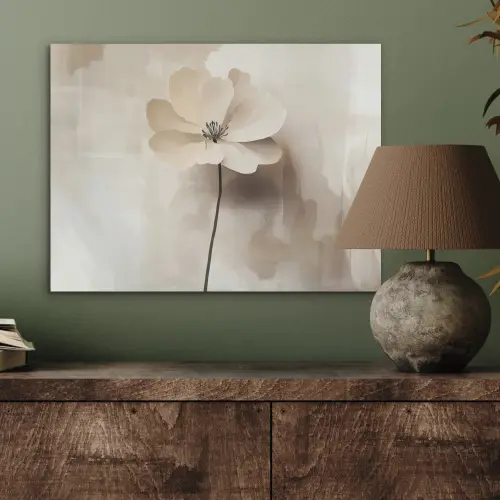 Bloem - Beige - Verf - Schaduw PET vilt klein -sfeer2