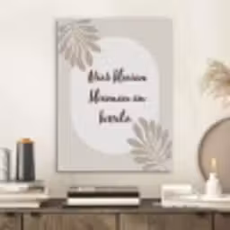 Bloemen - Quote - Zomer - Beige PET vilt klein -sfeer1