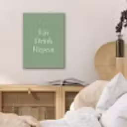 Eten - Drinken - Tekst - Mintgroen PET vilt klein -sfeer3