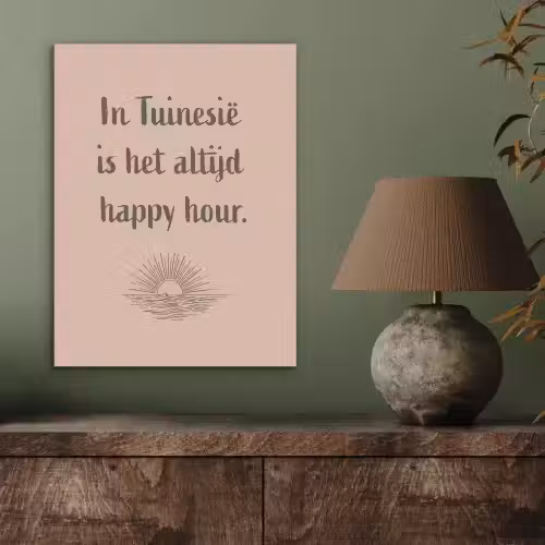 Tuin - Roze - Quote - Zon PET vilt klein -sfeer2