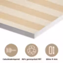 Tuin - Quote - Strepen - Zomer PET vilt klein -closeup_NL