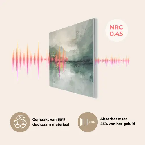 Groen - Modern - Abstract - Goud PET vilt klein -USP_NL