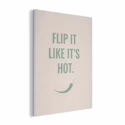 Groen - Quote - Zomer - Chilipeper PET vilt klein -3d