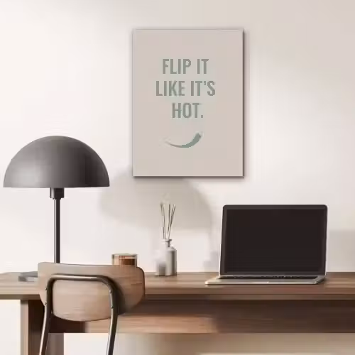 Groen - Quote - Zomer - Chilipeper PET vilt klein -sfeer5