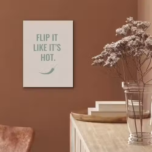 Groen - Quote - Zomer - Chilipeper PET vilt klein -sfeer4