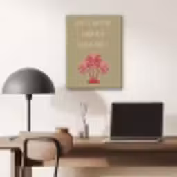 Groen - Zomer - Quote - Palmboom PET vilt klein -sfeer5