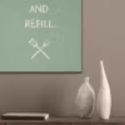 Grill - Groen - Zomer - Quote PET vilt klein -sfeer6_closeup