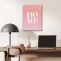 Home - Letters - Groot - Roze PET vilt klein -sfeer5