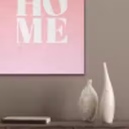 Home - Letters - Groot - Roze PET vilt klein -sfeer6_closeup