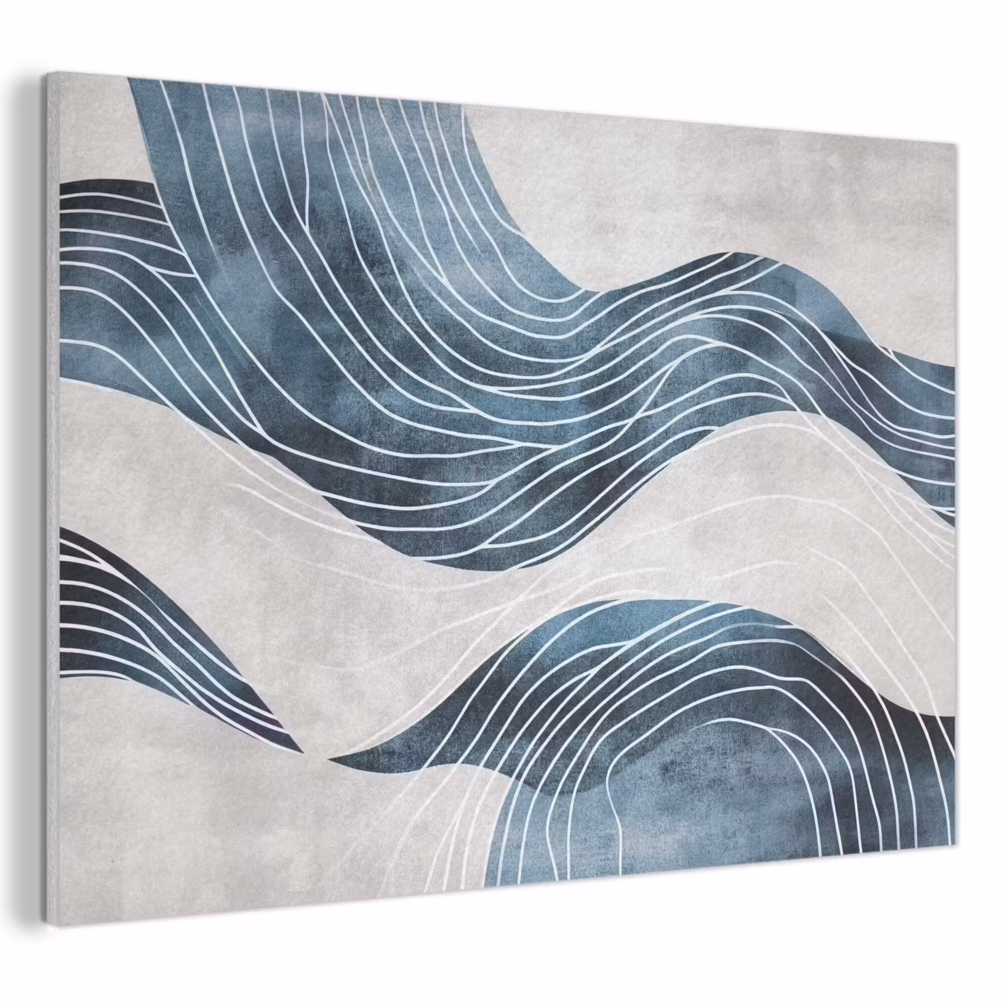 Acoustic Felt - Lines - Waves - Abstract - Gray