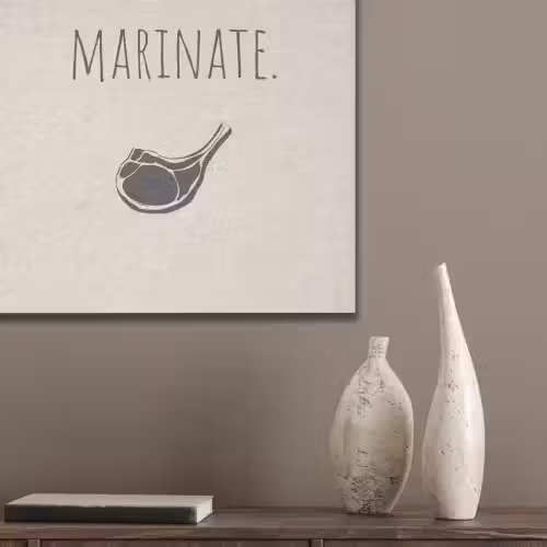 Vlees - Minimalistisch - Beige - Quote PET vilt klein -sfeer6_closeup