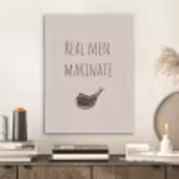 Vlees - Minimalistisch - Beige - Quote PET vilt klein -sfeer1
