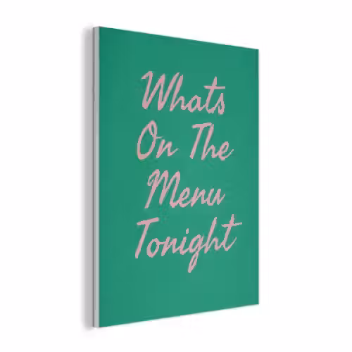Menu - Quote - Roze PET vilt klein -3d