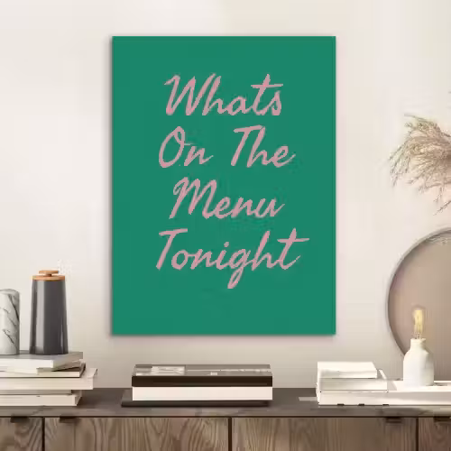 Menu - Quote - Roze PET vilt klein -sfeer1