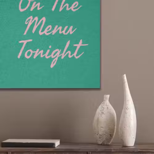 Menu - Quote - Roze PET vilt klein -sfeer6_closeup