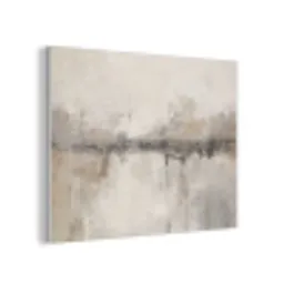Moderne kunst - Abstract - Beige PET vilt klein -3d