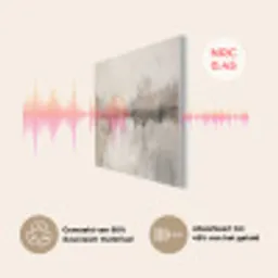 Moderne kunst - Abstract - Beige PET vilt klein -USP_NL
