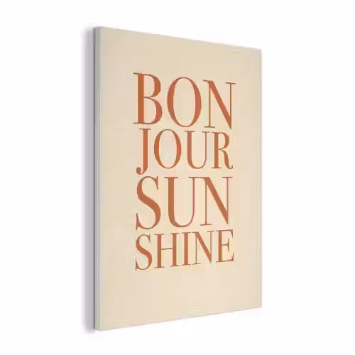 Oranje - Quote - Sun PET vilt klein -3d