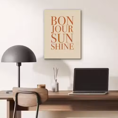 Oranje - Quote - Sun PET vilt klein -sfeer5