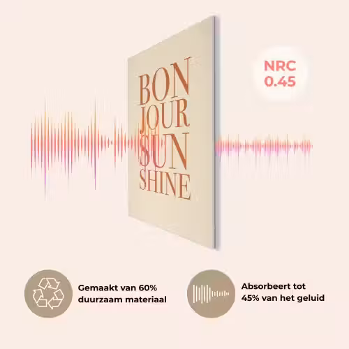 Oranje - Quote - Sun PET vilt klein -USP_NL